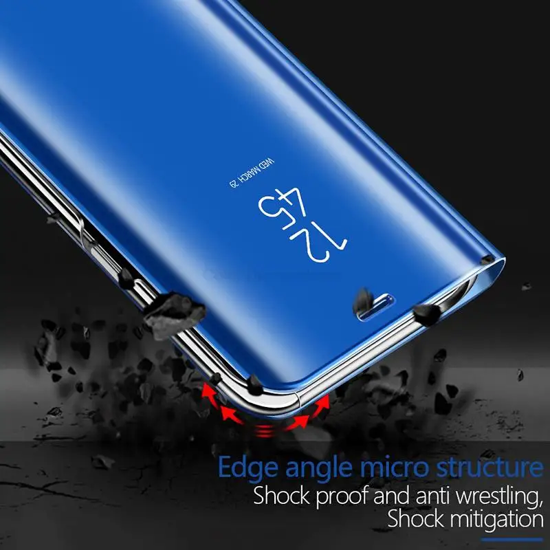 Smart Mirror Flip Case Phone Case For Samsung Galaxy S8 S9 S10 S20 S21 S22 S23 S24 Ultra