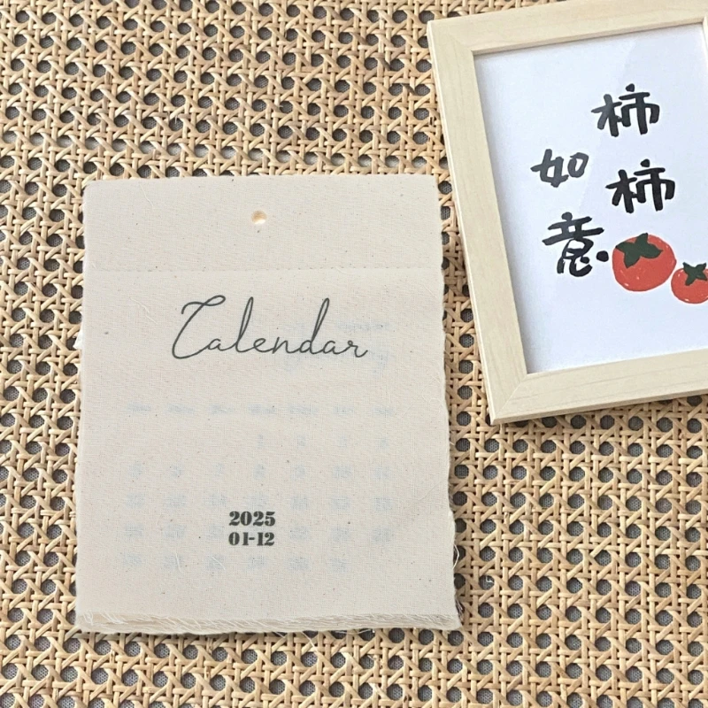 Contemporary Fabric Wall Calendar Efficient Planner Deadline Planners Suitable for Count down Activities desk calendar wall calendar