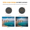 K&F Concept Nano-C Variable ND2-32&CPL 2In 1 Filter (1-5 Stops) 49mm 52mm 58mm 67mm 72mm 77mm 82mm No Black "X" Cross 4