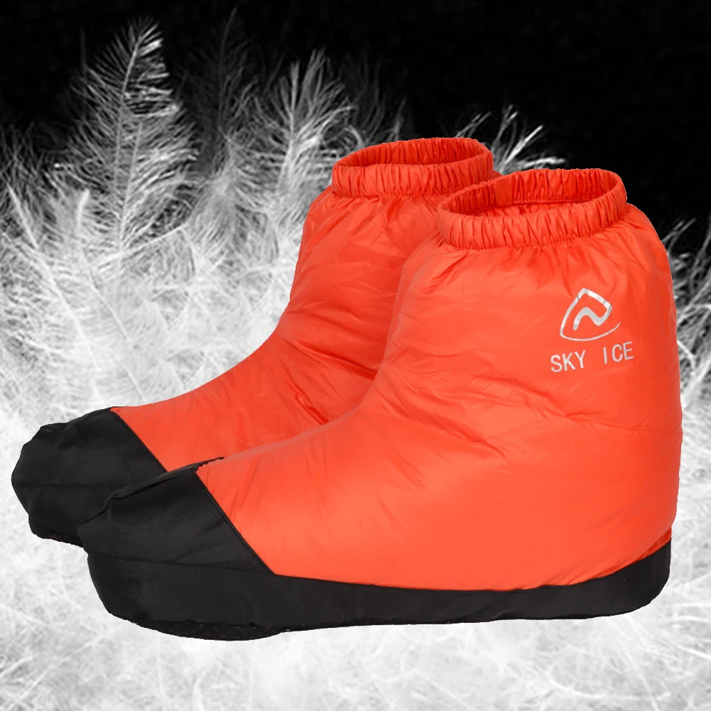 Description Picture 5 of itemWarm Tent Footwear Ultralight Down Slippers Socks Windproof Waterproof for Winter Outdoor Camping Hiking