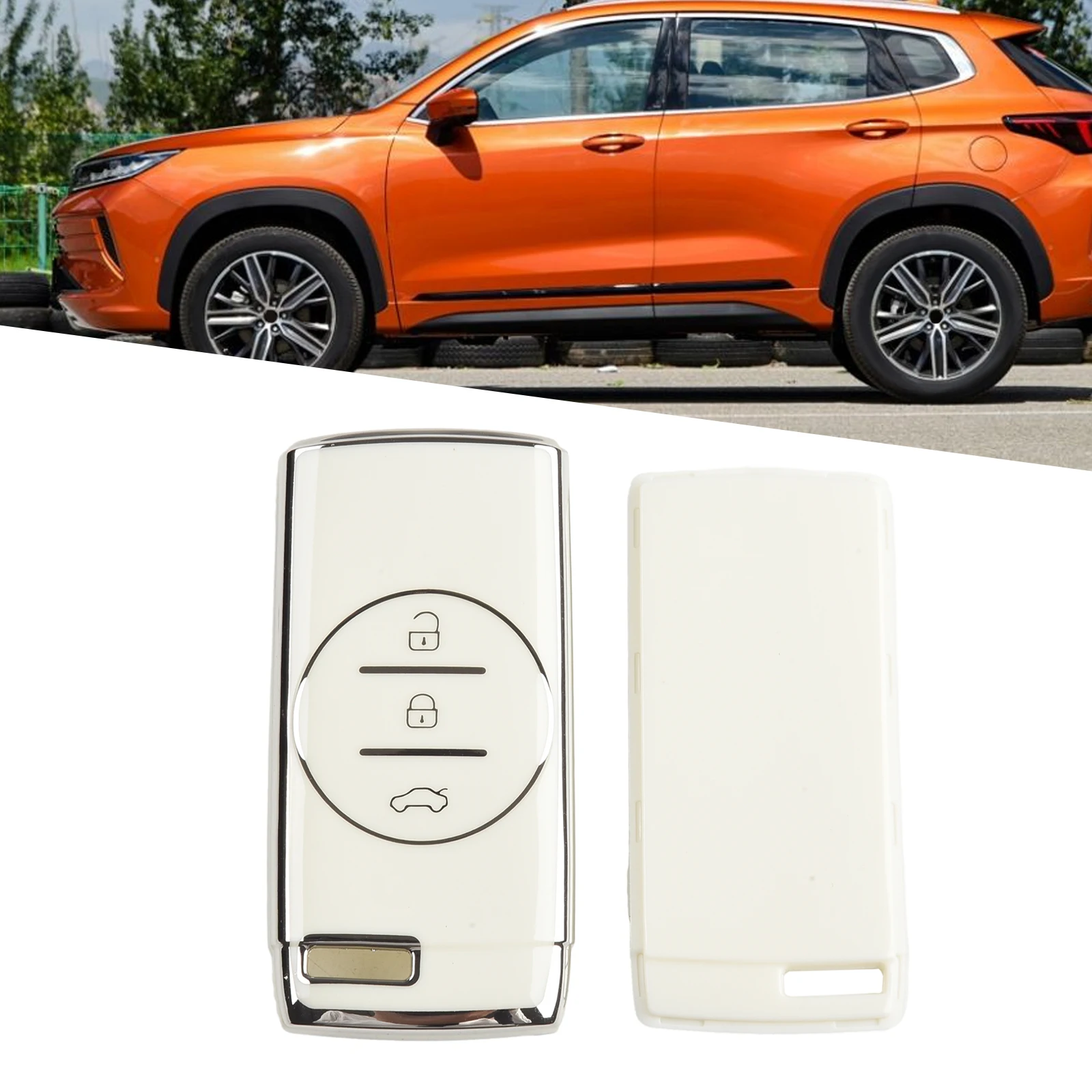 

TPU 3 Buttons Car Remote Key Case Covers Shell For Chery EXEED LX TXL Tiggo 7 8 Automobiles Interior Accessories