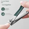 4Pcs Nail Clipper Set Nail Scissors Stainless Steel Portable Manicure Pedicure Tool Professional Fingernails Toenails Care Tools 5