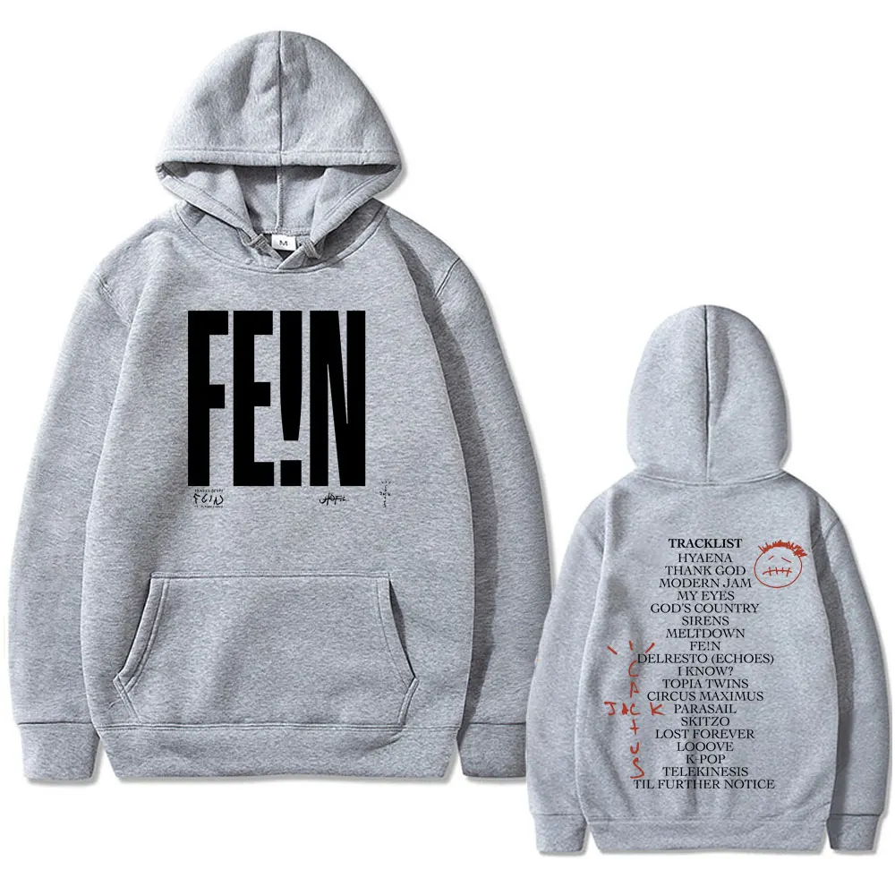 Fein Playboi Carti and Cactus Jack Utopia Print Hoodie Men Women Hip Hop Fashion Sweatshirt Male Harajuku Rap Oversized Hoodies