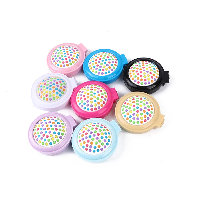 1pc Small Airbag Comb Baby Mini Portable Folding Hair Brush With Mirror Head Massager Cushion Pocket Styling Tools