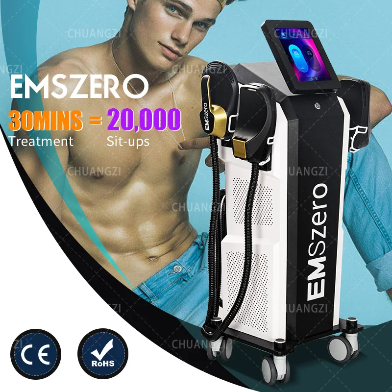 

DLS-EMSlim Machine NEO Black RF EMS Sculpt 6500W Hi-emt Fat Body Pelvic Slimming Technology Muscle Stimulation Sculpting EMSZERO