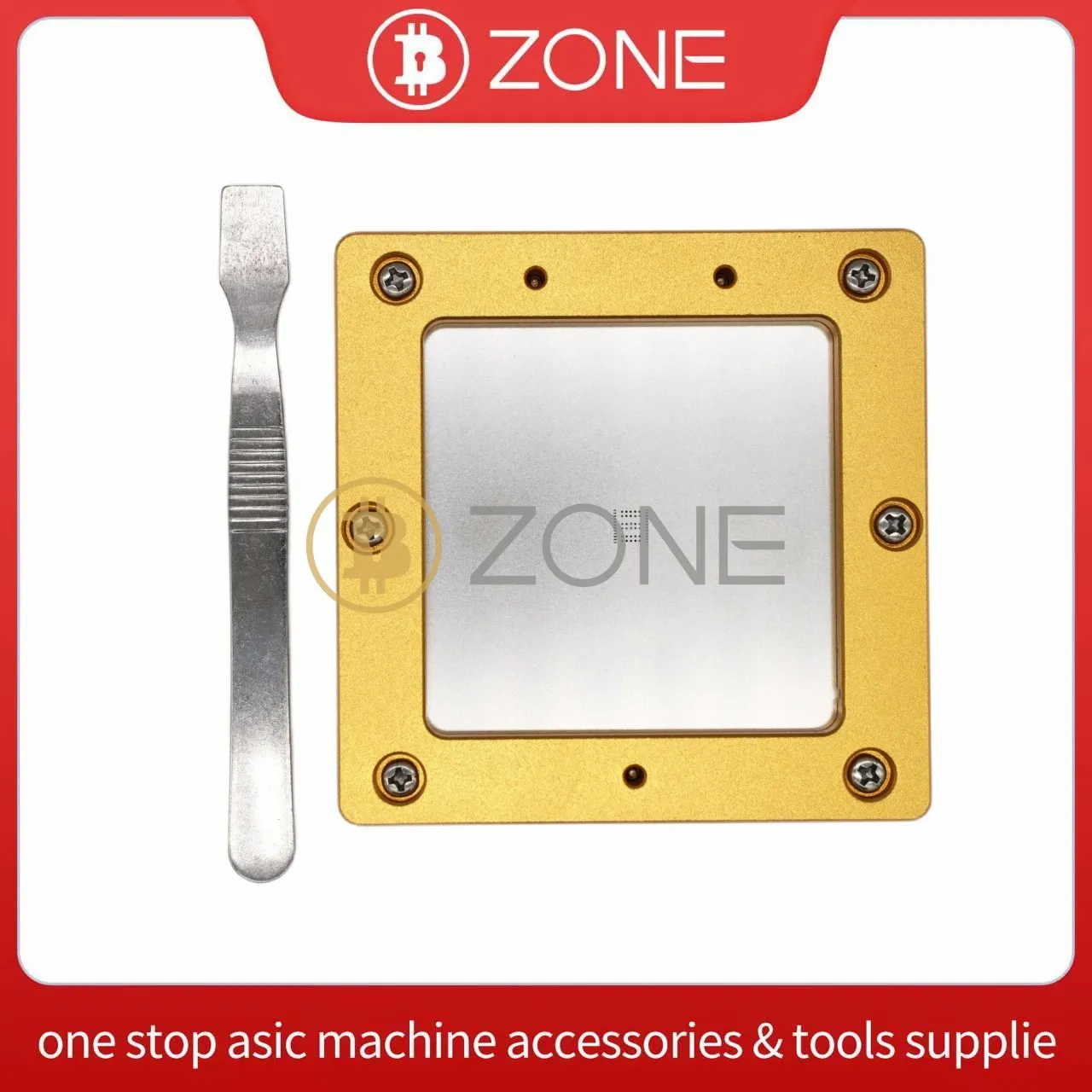 Innosilicon T4U16 Chip Plate Holder Tin Fixture Chip Tinning Tool Per T4U16 Asic Chip Sostituzione T3 T3 + T3 + B Miner Hashboard
