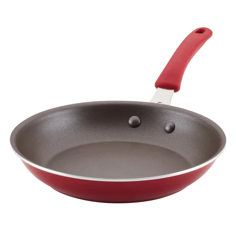 

Rachael Ray Cook Create Aluminum Nonstick Frying Pan, 10 inch, Red