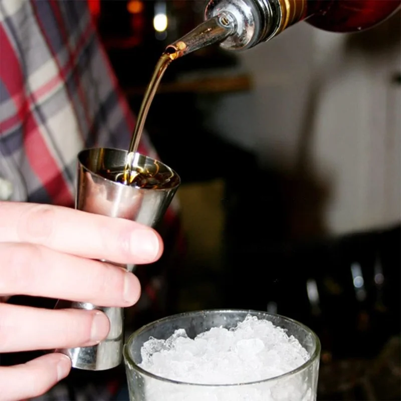 15ml/30ml 0.5oz/1oz Stainless Steel Measuring Cup Ounces Measuring, Bar Kitchen Accessories Kitchen Gadgets