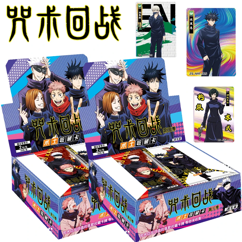 

Original Jujutsu Kaisen Collection Card For Kids Japanese Anime Gojo Satoru Character Limited Card Child Birthday Hobbies Gifts