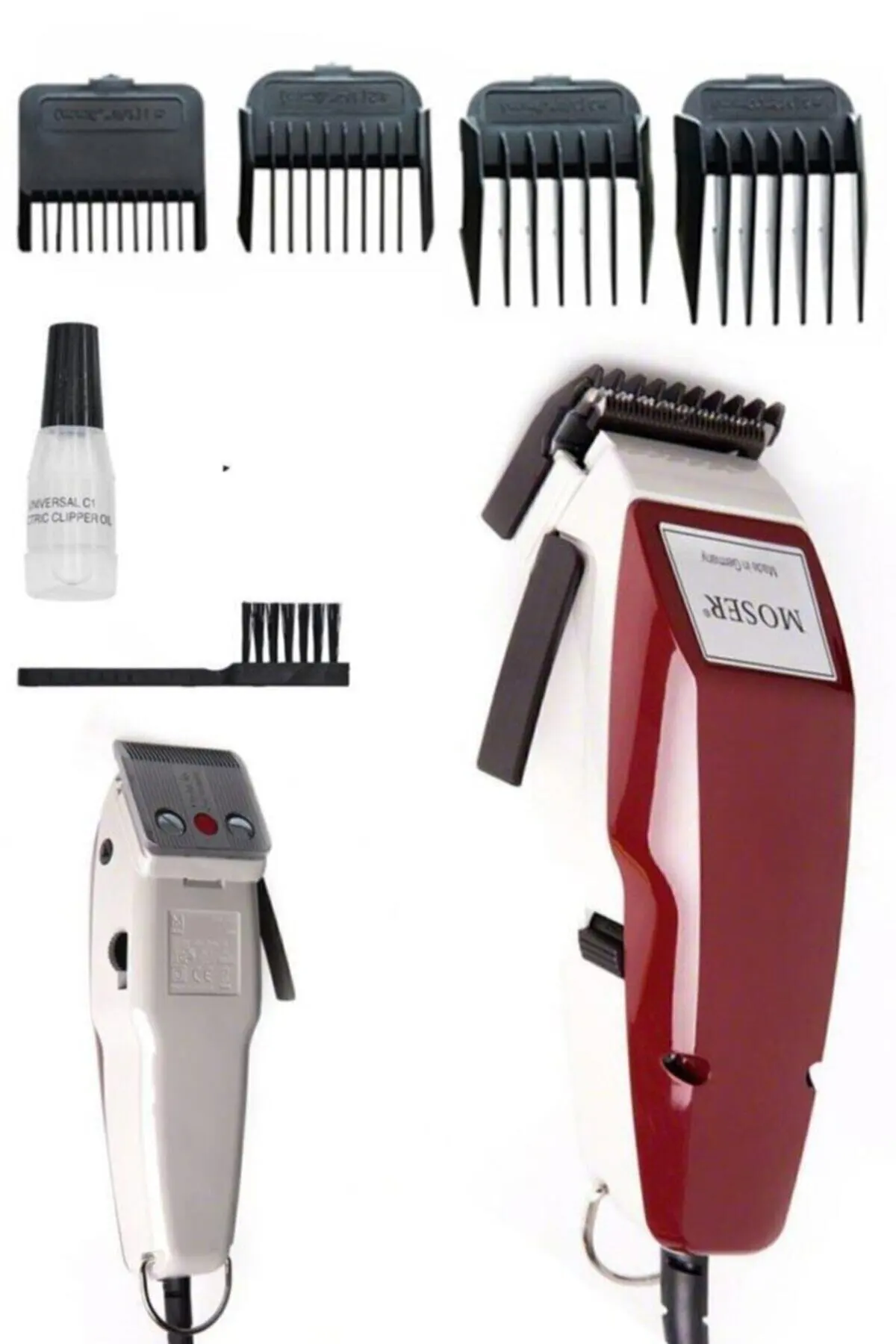 Moser 1400 Set Edition Hair 100% Original German Shaver + 4 Accessories Spare Part - Hair Cutting Kits - AliExpress
