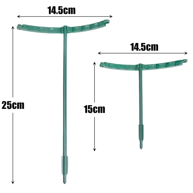 Plastic Plant Support Pile Garden Semi-circular Frame Stand Climb for Flowers Growing Balcony Flower Cage Holder Garden Supplies 6