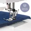 Feiyue Fye330 Home Sewing Machine With Foot Pedal, Controllable Pedal Speed, 105 Stitch Applications, Powerful Servo Motor, 3