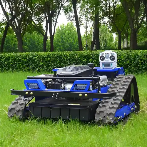 Customized crawler grass cutter lawn mover Remote control lawn mower Robotic Lawn Mowe CE/ISO certified Sale garden - Image 3