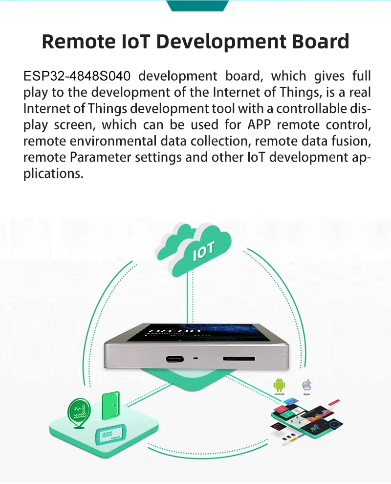 ESP32-S3 Arduino LVGL WIFI und Bluetooth-Entwicklungsboard 4,0 Zoll 480 * 480 Smart Display kapazitive Touch ohne Bodenschale – Detail 6