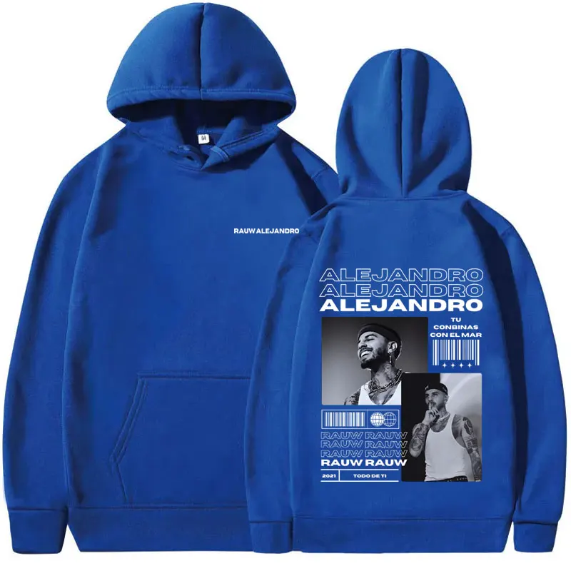 Singer Rauw Alejandro Todo De Ti Album Print Hoodie Man Fashion Vintage Streetwear Men Hip Hop Oversized Sweatshirt Male Hoodies 4