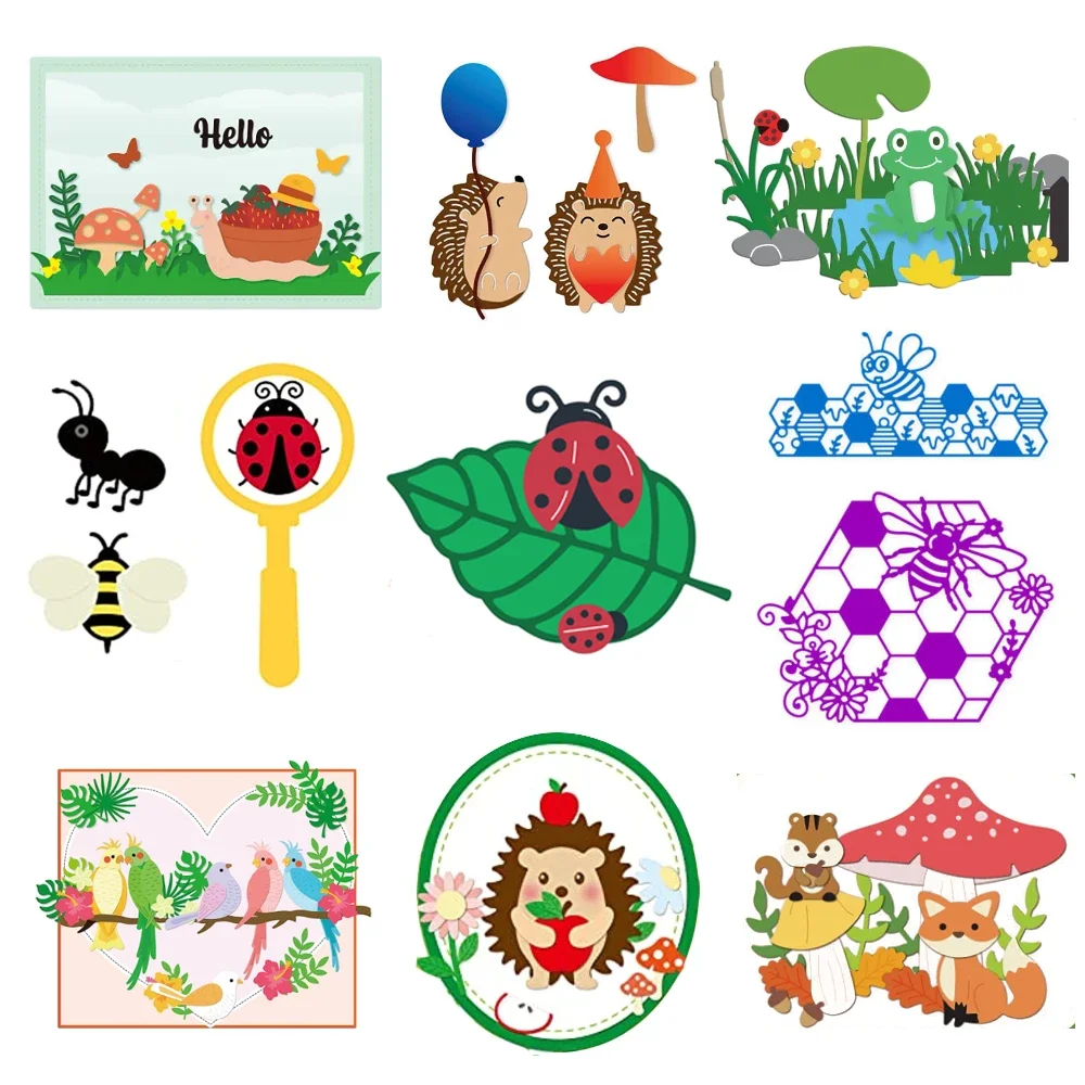 

Traveling Snail Metal Cutting Dies Embossing Stencils Template Mould for Card Scrapbooking and DIY Craft Album Paper Card Decor