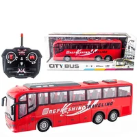 4CH Electric Wireless Remote Control Bus With Light Simulation School Bus Tour Bus Model Toy 2