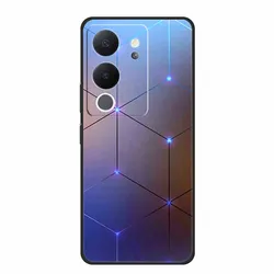 Sleek Black Silicone Soft Back Cover - Premium Protection for Vivo V30 Lite 5G (B06.CH.25)