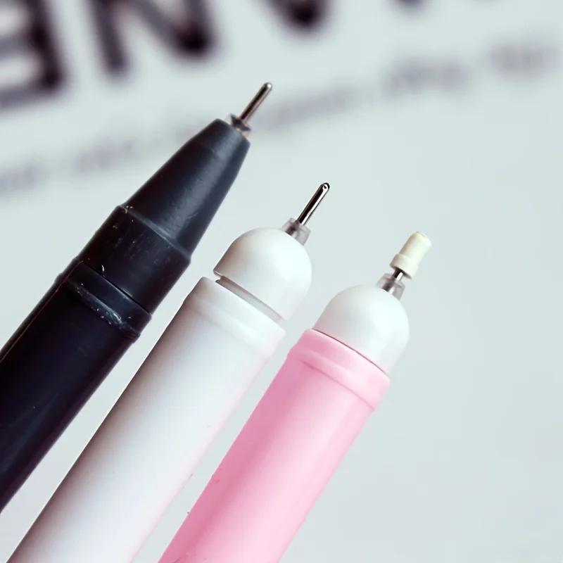 50 Creative Cute Cartoon Neutral Pen Black 0.5 Needle Water Pen Student Stationery Award Pen (Random Style) 3