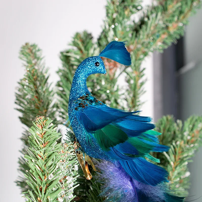 Synthetic peacock sale feathers