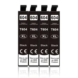 High-Capacity 604 Ink Cartridge (4pcs black)