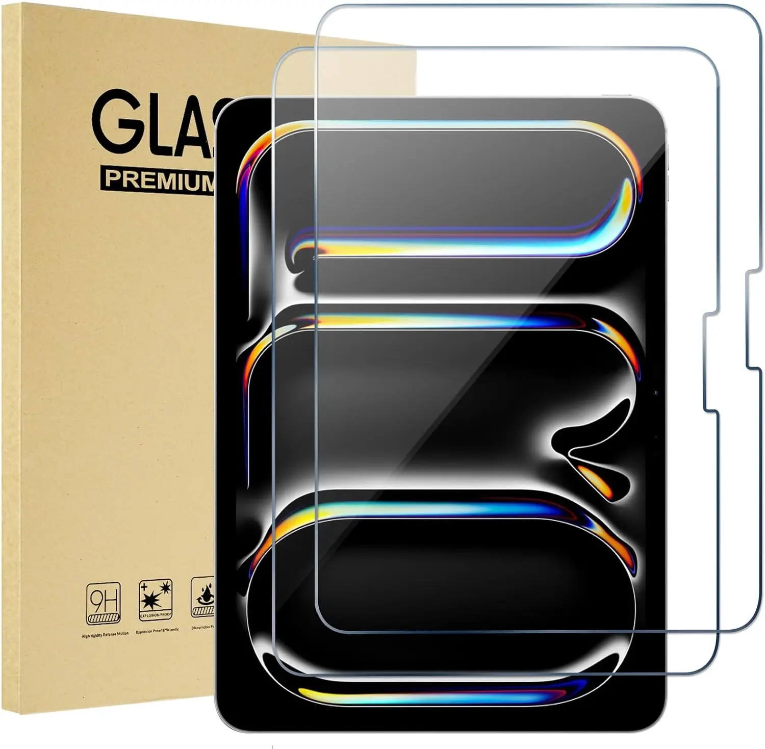 Tempered Glass For iPad Pro 11 13 inch / Air 13 11-inch 2024 Screen Protector For iPad Pro 11 12.9 Air 4 5 6 New Tempered glass 6