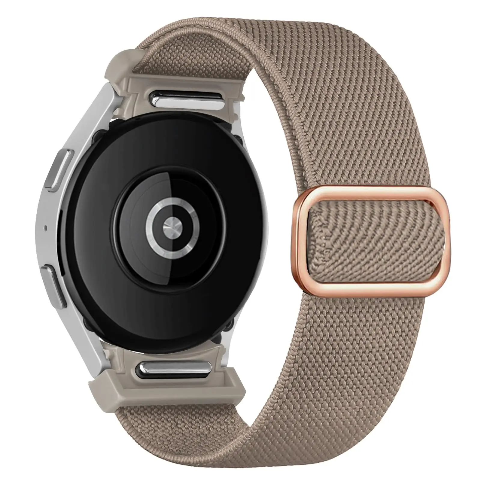 Elastic Nylon Loop Bracelet - Smartwatch Band, No Gaps, Multiple Sizes