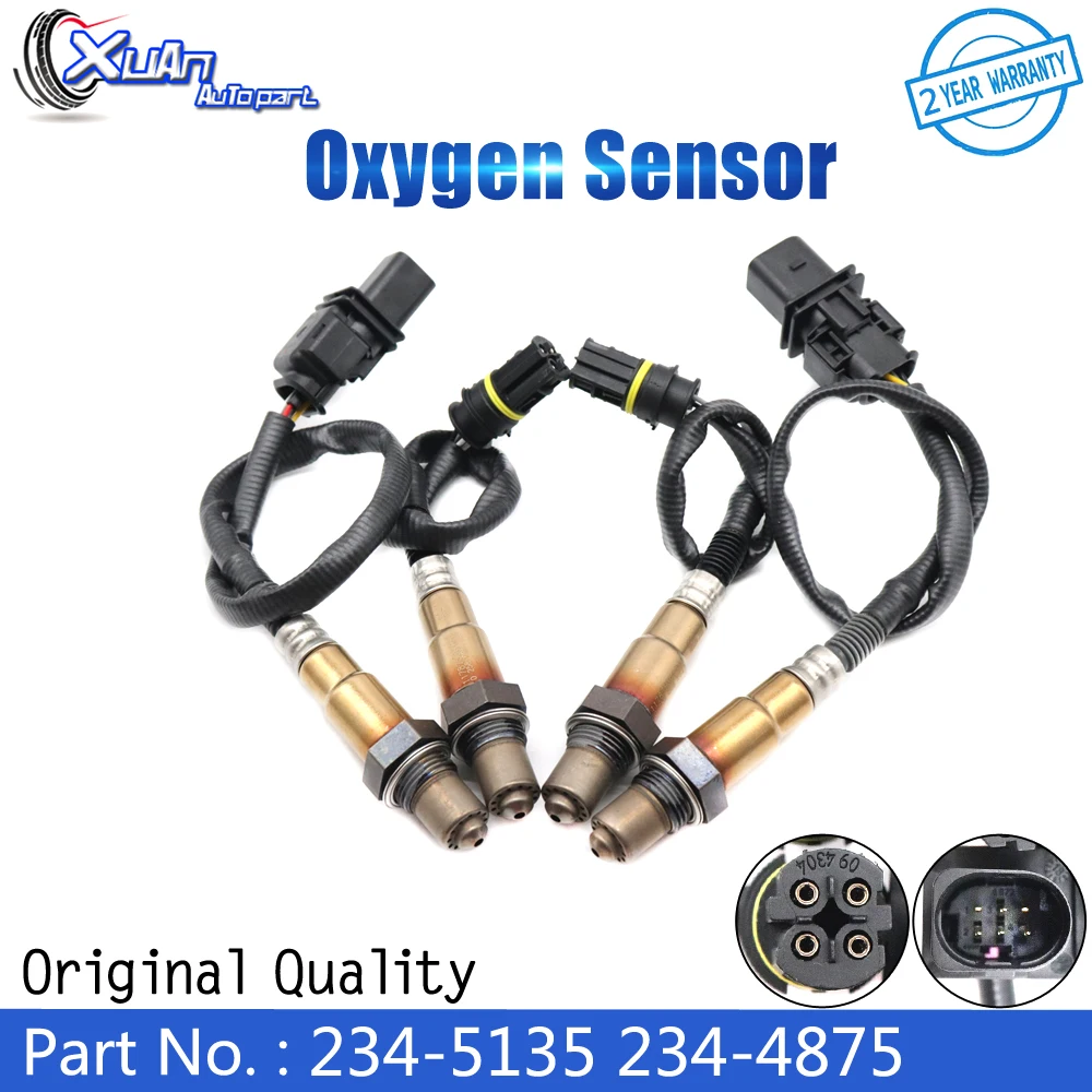 

XUAN Car Front Rear Upstream Downstream Air Fuel Ratio Lambda O2 Oxygen Sensor 234-5135 234-4875 for BMW M3 4.0L 08-13 7590713