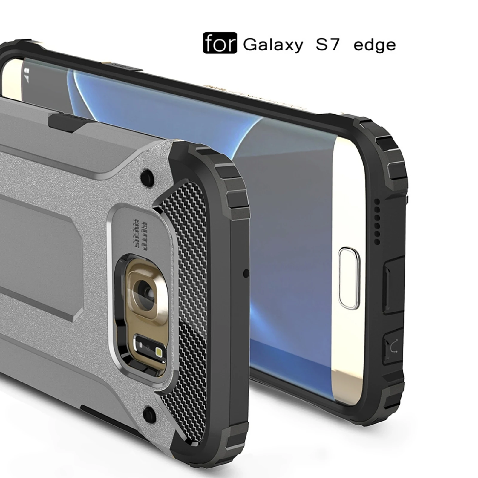 Phone Case For Galaxy S7 Edge / G935 Tough Armor TPU + PC Combination Case