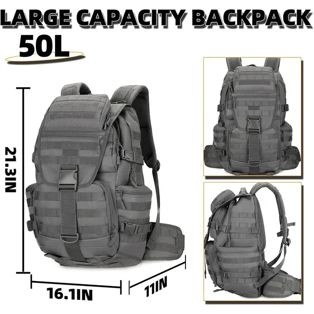 High Quality Military Tactical Backpack Waterproof Hunting Bag Outdoor Hunting Backpack Large Capacity Hunting Day Pack Mochila 2