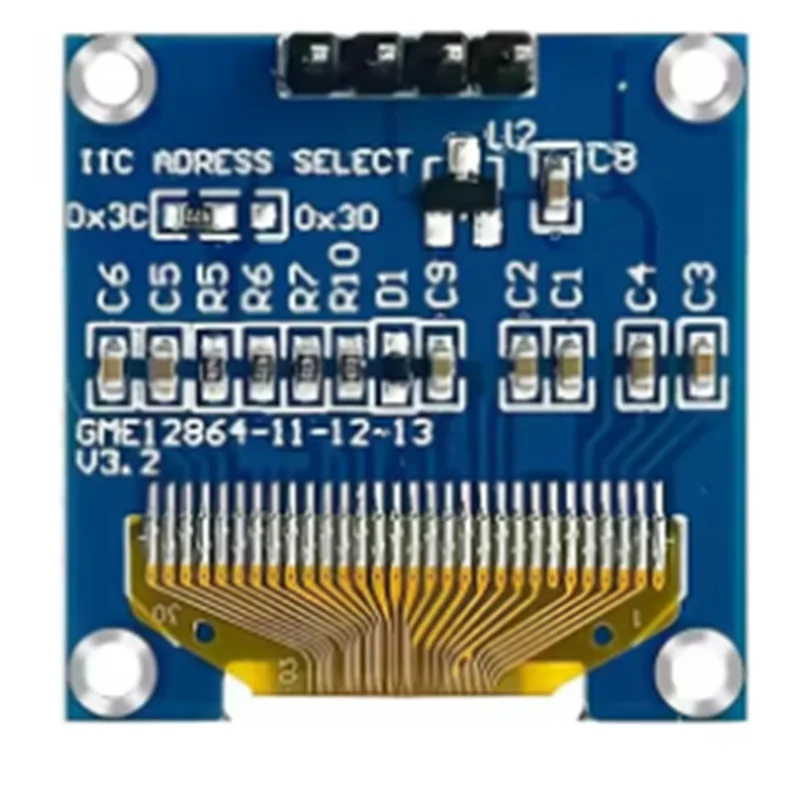 รูปสินค้า หน้าจอ OLED 0.96 นิ้ว 128x64 SSD1306 สำหรับ ESP32 ESP8266