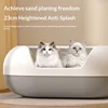Extra large Big Mac cat litter box anti-splash cat toilet kitten bathtub cat litter box semi-closed capsule upgrade 3