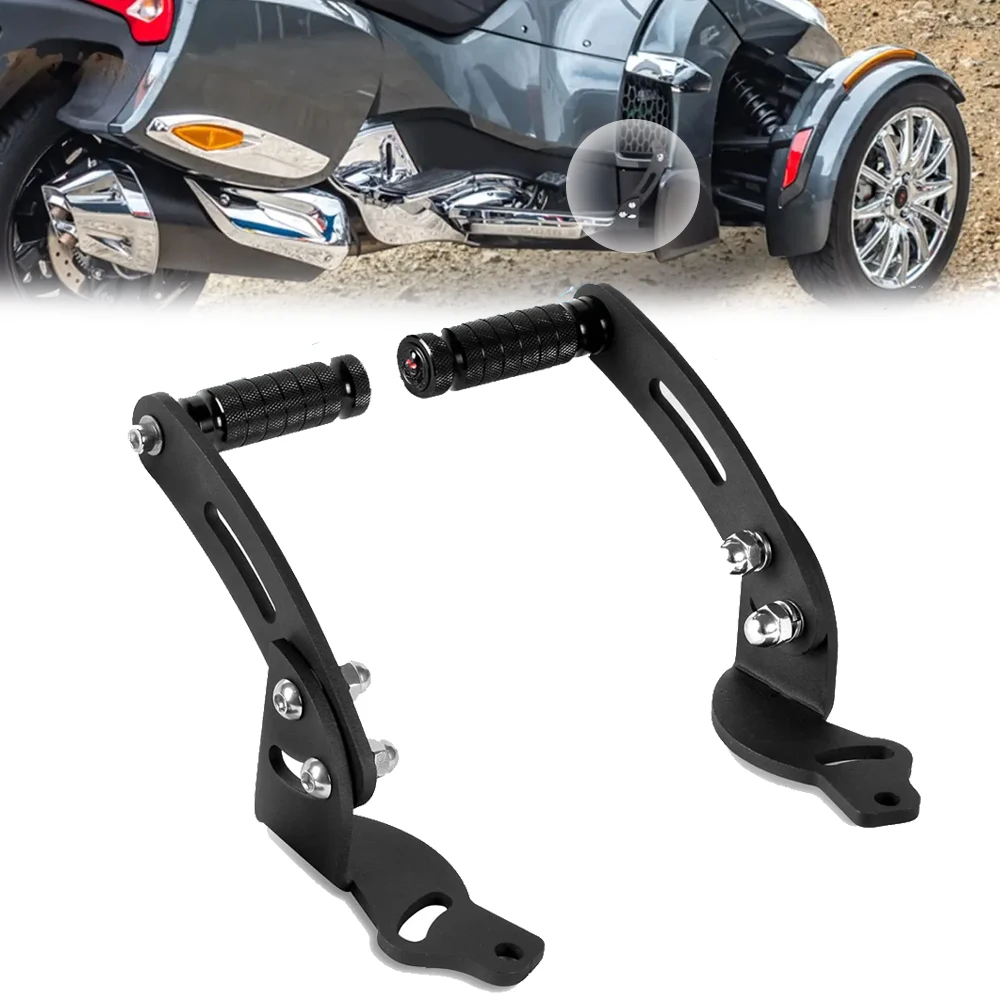 10mm Pilot Male Mount-Style Footrests Foot pegs Motorcycle Highway