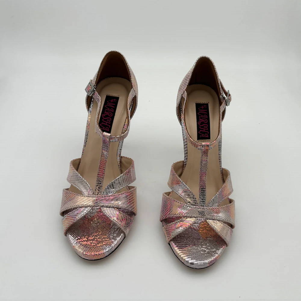 Sexy Comfortable Argentina Tango Dance Shoes  Comfortable Party Shoes Wedding Shoes  T629503PCL leather outsole  7.5cm 9cm heel 3