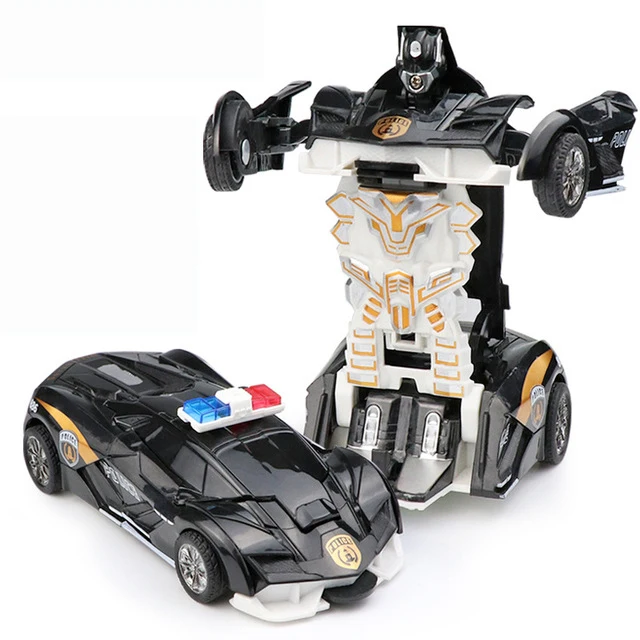2-in-1 Automatic Transforming Robot Car Toy