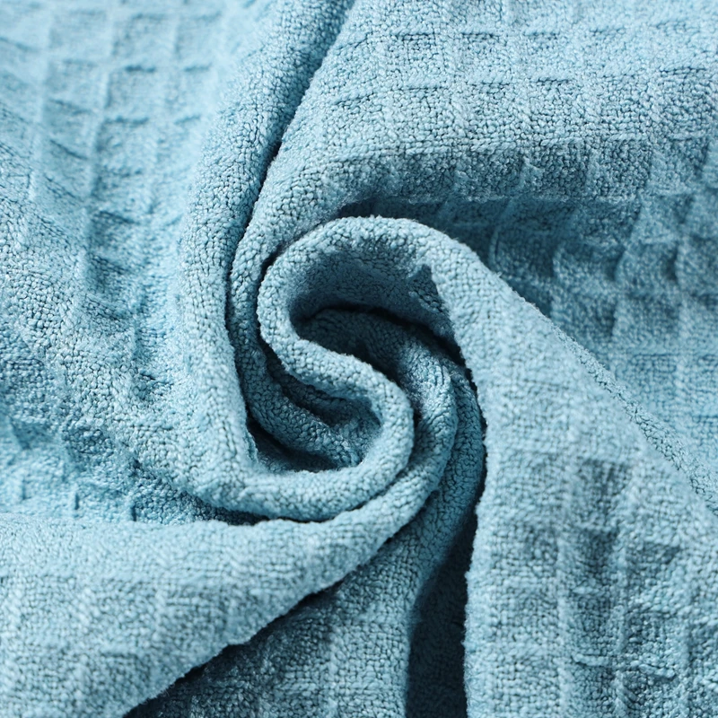 Bathrobe Women Cotton Waffle  Absorbent Long Hooded Robe Men Femlae Thin String Bathrobes Loose Home Bathrobe Ch stmas gift pink