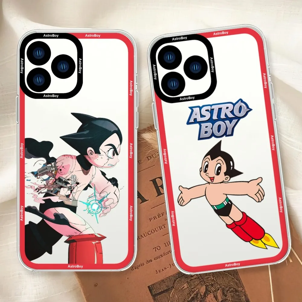Custodia Per Telefono Astro Boy Giapponese Per Iphone 11 12 13 14 15 Mini Plus Pro Max Custodia Trasparente