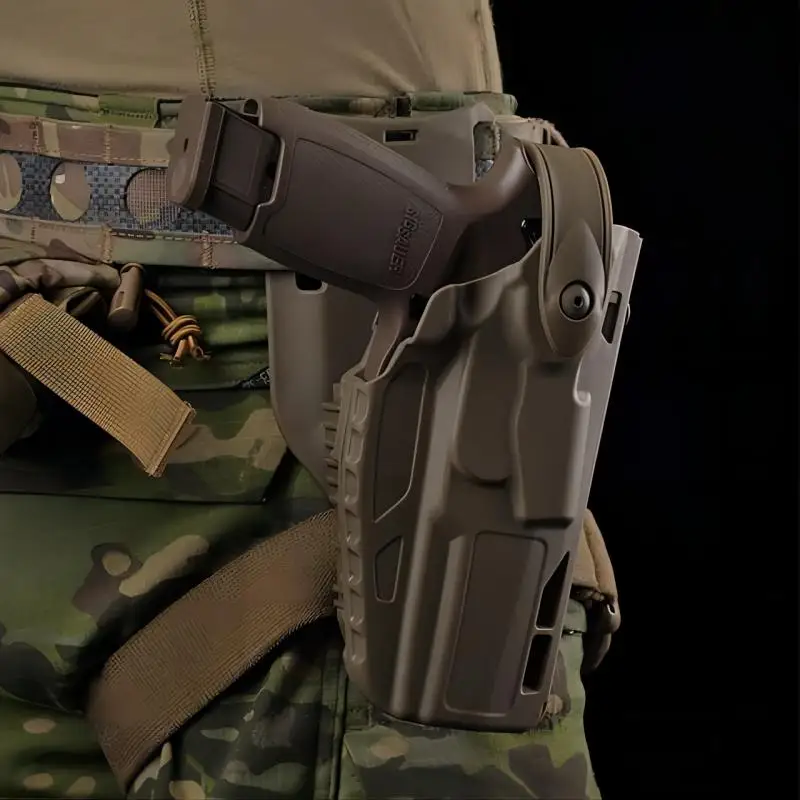 P320 M17/M18 Lightweight Tactical Pistol Holster Hunting Belt Waist Handgun Holster 6