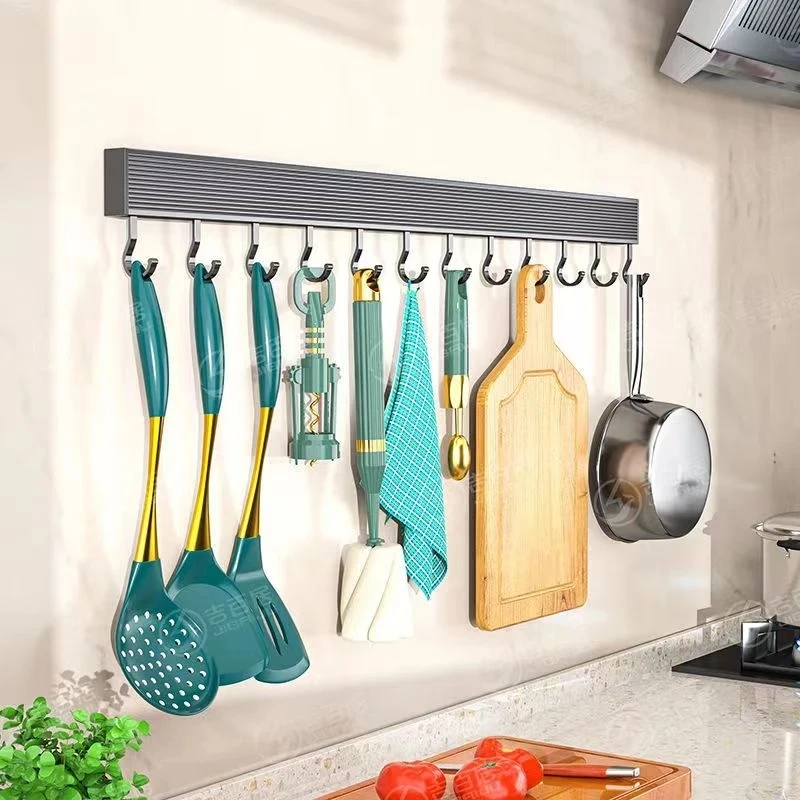 Wall Mounted Kitchen Utensil Hooks Buy Space Aluminum Wall Hanging