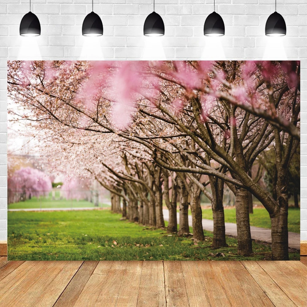 용수철 풍경 배경, 자연 풍경, 녹색 숲 꽃,  초상화, 결혼식 배경, 사진 스튜디오 소품