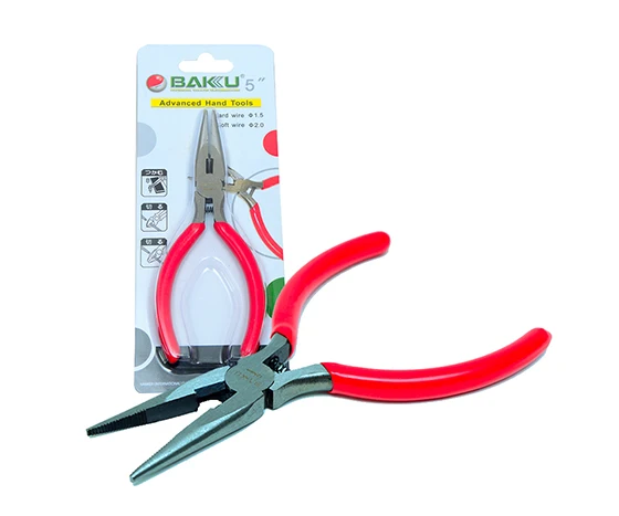 BAKU BK-031 NEEDLENOSE 5 125 мм с тонким наконечником | Электронные компоненты и