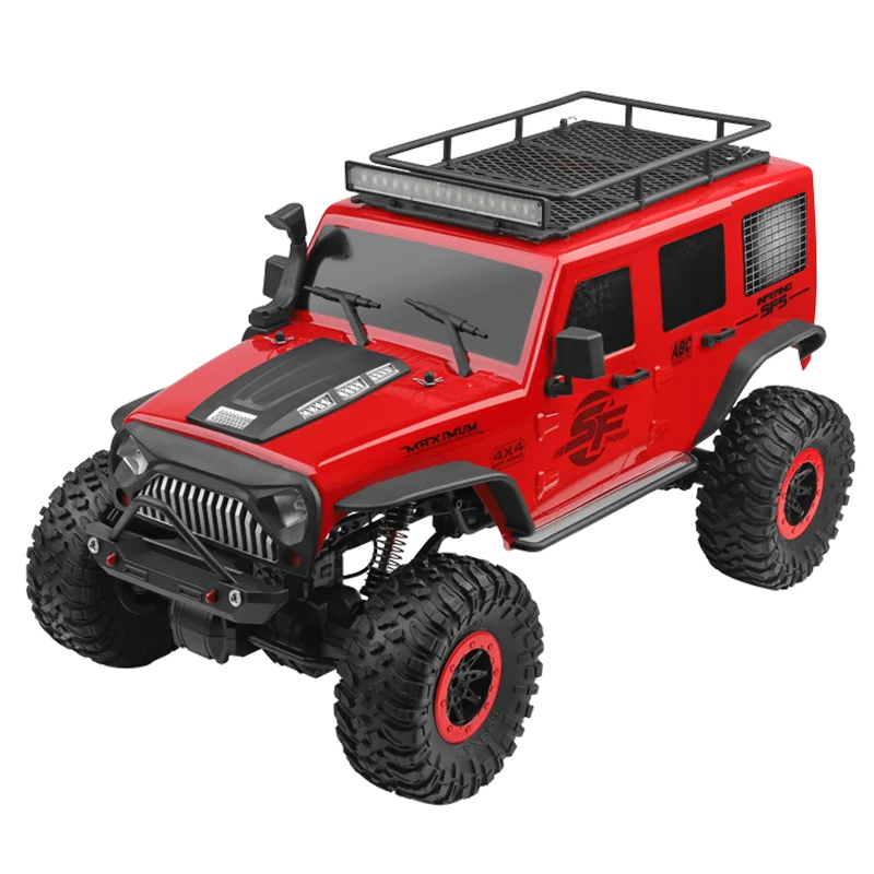 Weili Wrangler 1:10 Super Large Remote Control Monster Truc High-Speed Off-Road 4x4 Rc Car 4wd Professional Climbing Car Toy Car 6
