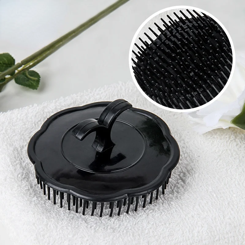

Head Massage Brush Soft glue Shampoo brush Bathroom Products Plastic Sanitary comb Washing Hair Scalp Shower Body