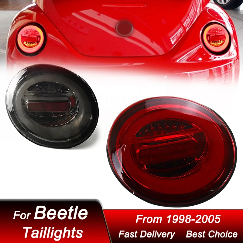 

Car Tail Lights For Volkswagen VW Beetle 1998-2005 New style full LED Tail Lamp Dynamic Turn Signal Light Tail Lamp Assembly