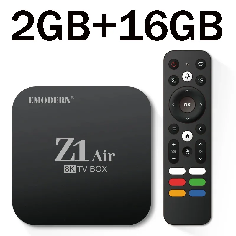 Z1 Air TV Box 8GB 128GB BT 5.0 Wifi 4G 5G Android 15 Smart Support