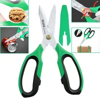 LAOA 8inch Stainless Scissors 4 in 1 Multifunctional Shears for Household Kitchen Crimp Tool Wire Cutting Scissors Hand Tools 1