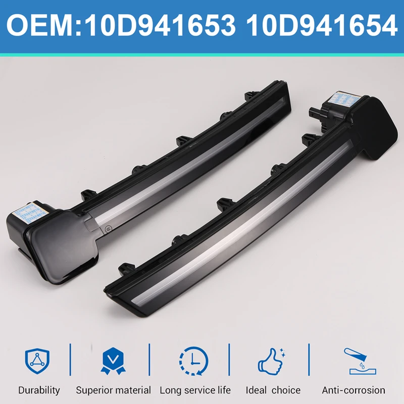자동차 발광 장식 조명, VW ID3 2022-2025 발광 그릴 조명, 10D941653 10D941654