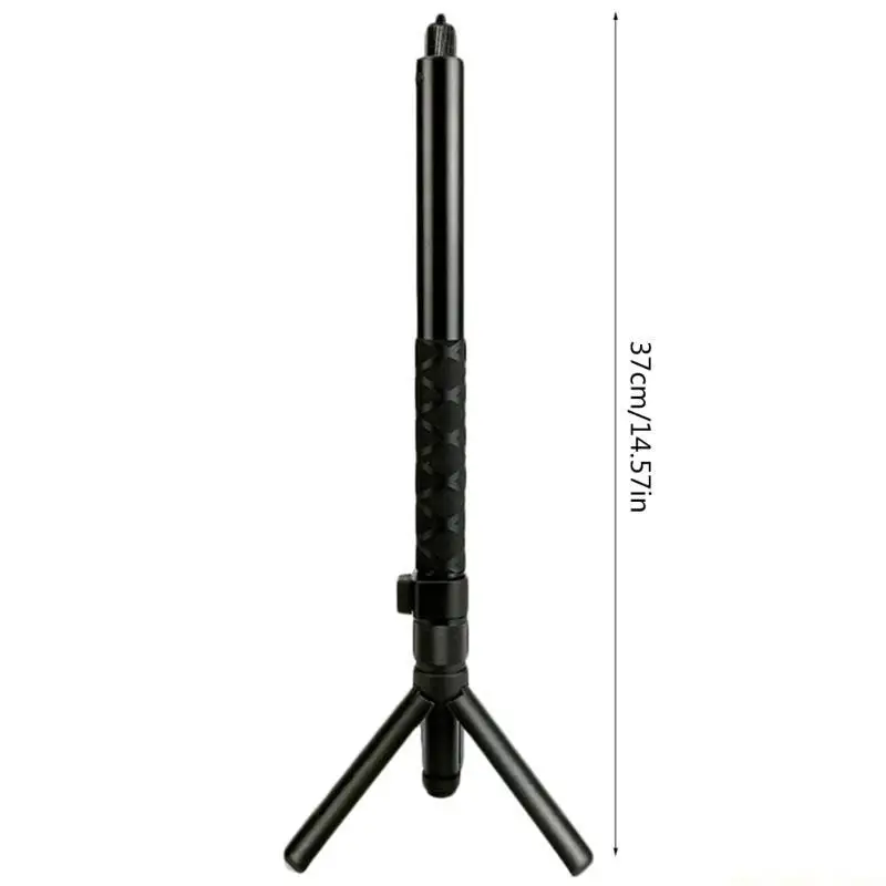 F62C 총알 시간 번들 키트 보이지 않는 셀카 스틱 삼각대 핸들 1/4 나사 28-111cm Insta 360 X R 조정