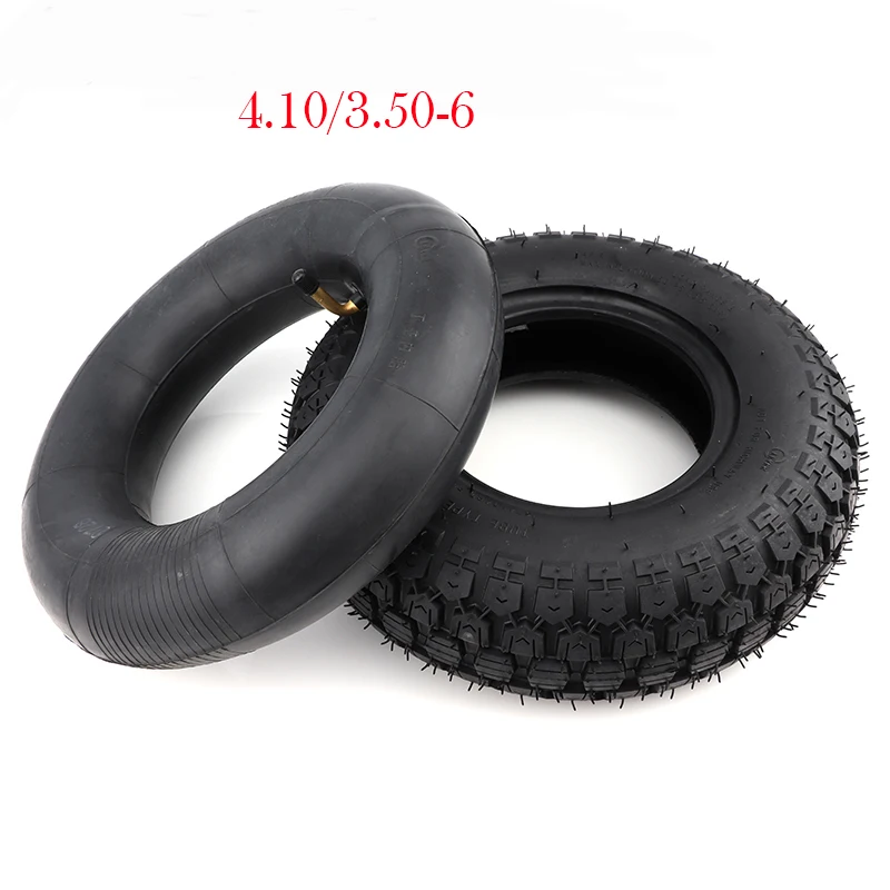 

4.10/3.50-6 inner and outer tires for scooter tires, 6 inch lawn mower and snow mud tires
