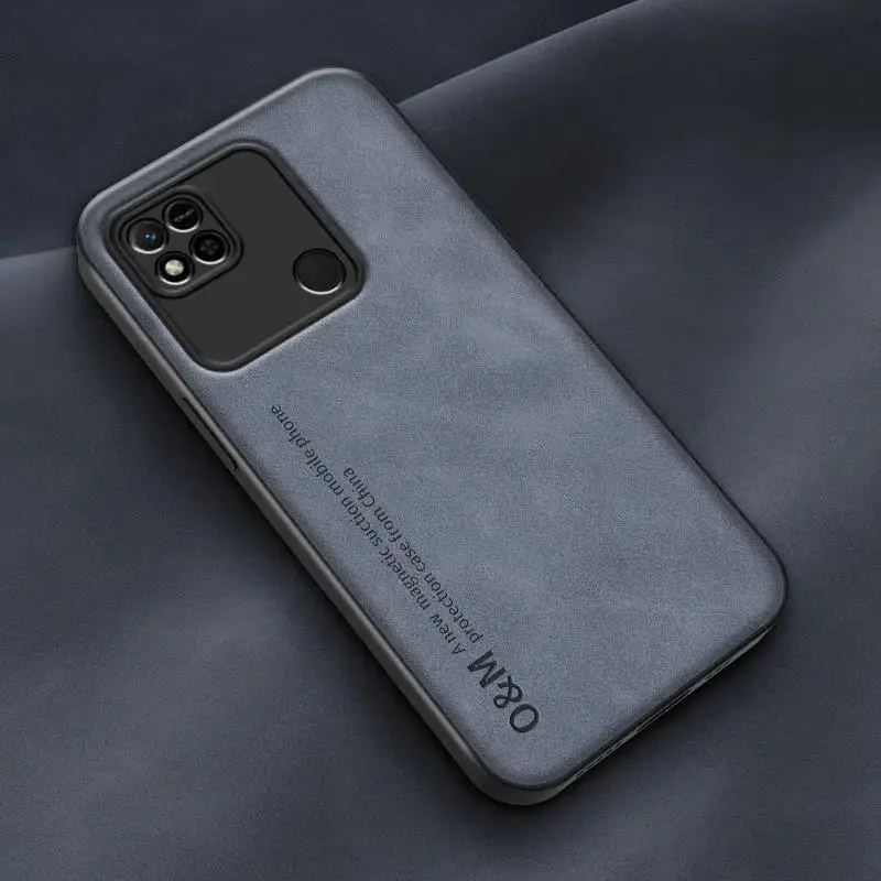 Premium Magnetic Leather Phone Case with Silicone Protection